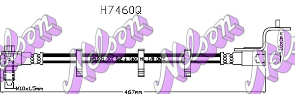 Flexible de frein KAWE H7460Q