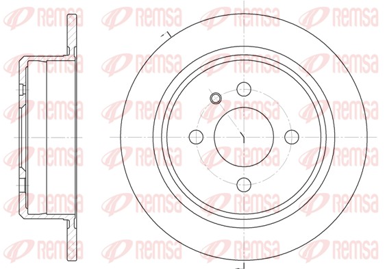 Disque de frein REMSA 6197.00