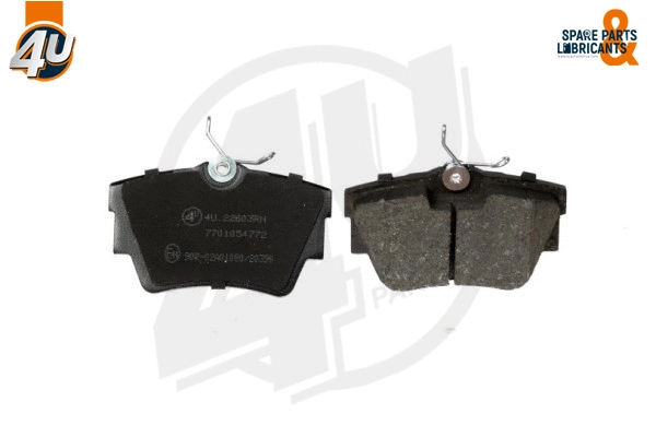 Kit de plaquettes de frein, frein à disque 4U Autoparts 22603RN