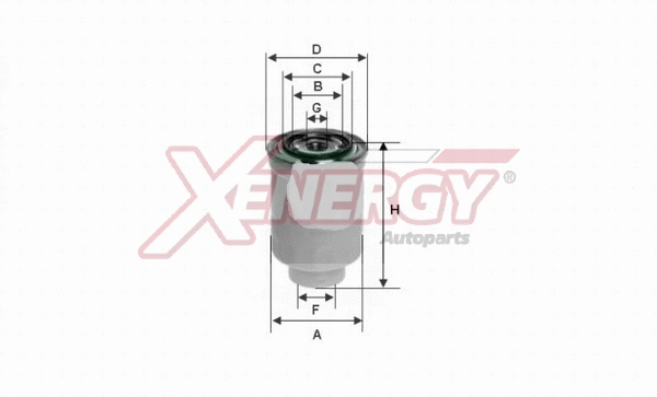 Filtre à carburant AP XENERGY X1537400
