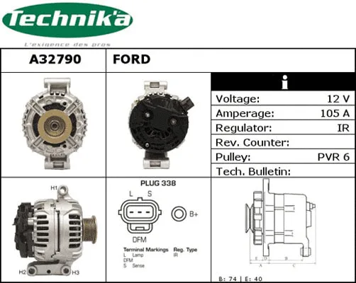 Alternateur Technika A32790