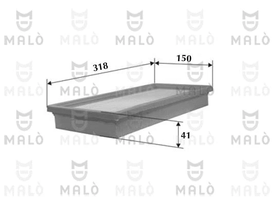 Filtre à air AKRON-MALÒ 1500015