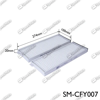 Filtre, air de l'habitacle SpeedMate SM-CFY007