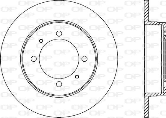 Disque de frein OPEN PARTS BDR1335.10