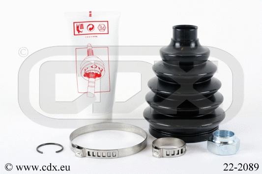 Jeu de joints-soufflets, arbre de commande CDX 22-2089