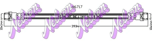 Flexible de frein BROVEX-NELSON H6717