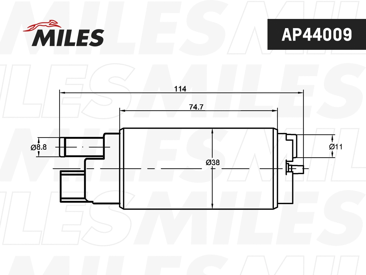 Pompe à carburant MILES AP44009
