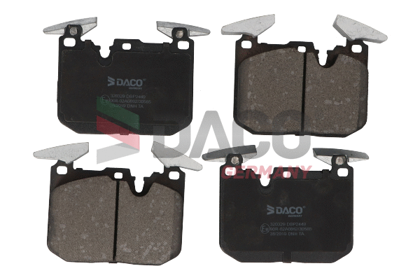 Kit de plaquettes de frein, frein à disque DACO Germany 320329