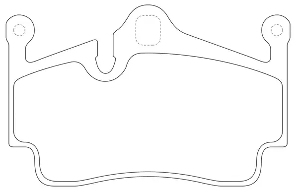 Kit de plaquettes de frein, frein à disque SB BP35012