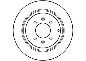 Disque de frein ABTEX BD518S