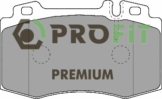 Kit de plaquettes de frein, frein à disque PROFIT 5005-1661
