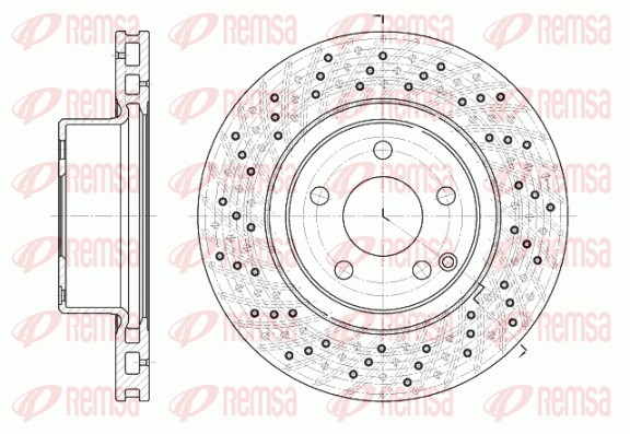 Disque de frein REMSA 6817.10