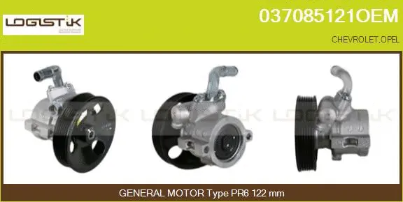 Pompe hydraulique, direction LGK 037085121OEM