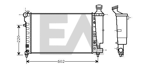 Radiateur, refroidissement du moteur EACLIMA 31R55108