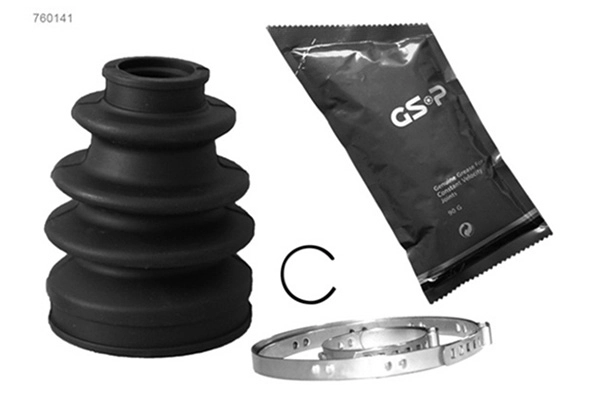 Jeu de joints-soufflets, arbre de commande GSP-BR 760141