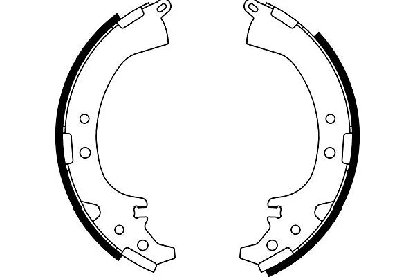 Jeu de mâchoires de frein KAVO PARTS KBS-9933