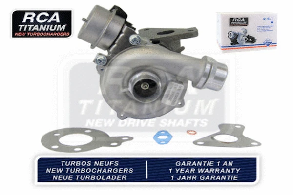 Turbocompresseur, suralimentation RCA FRANCE RCA54399700002X