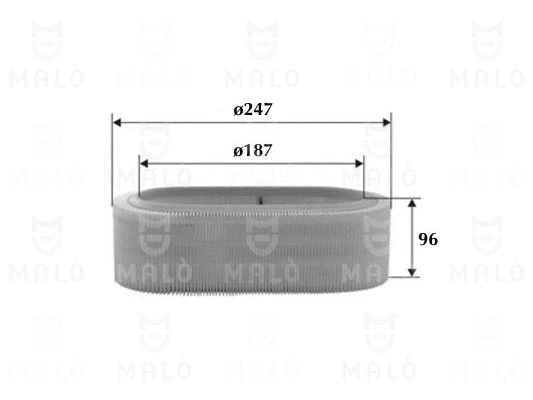 Filtre à air AKRON-MALÒ 1500179