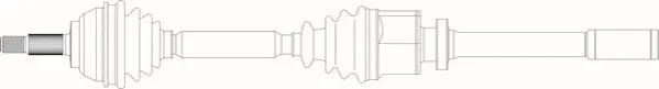 Arbre de transmission GENERAL RICAMBI RE3121