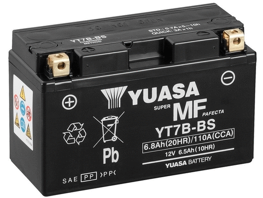 Batterie de démarrage YUASA YT7B-BS