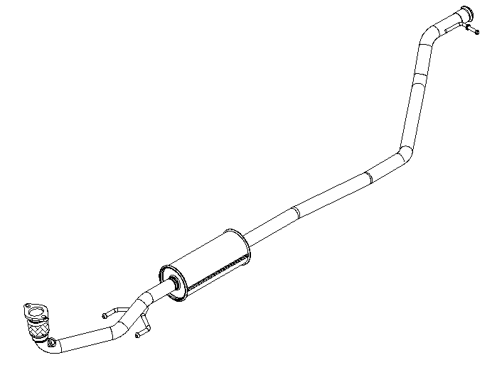 Silencieux avant Vellerand 15255