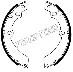 Jeu de mâchoires de frein TRUSTING 111.237