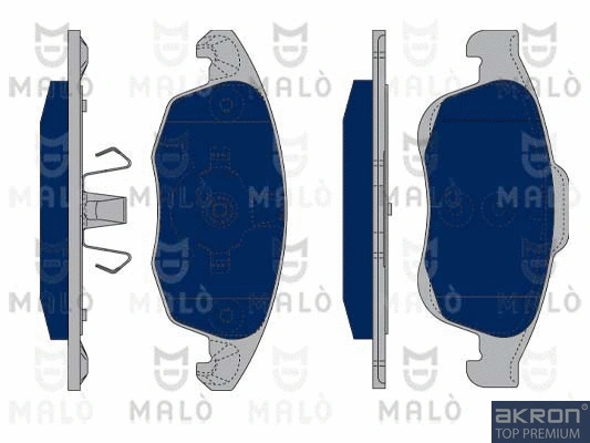 Kit de plaquettes de frein, frein à disque AKRON-MALÒ 1050254