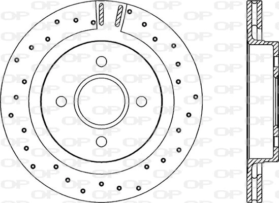 Disque de frein OPEN PARTS BDRS1178.25