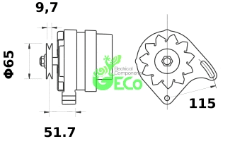 Alternateur GECO A33766
