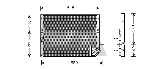 Condenseur, climatisation EACLIMA 30C71003