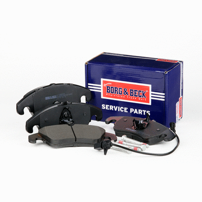 Kit de plaquettes de frein, frein à disque BORG & BECK BBP2429