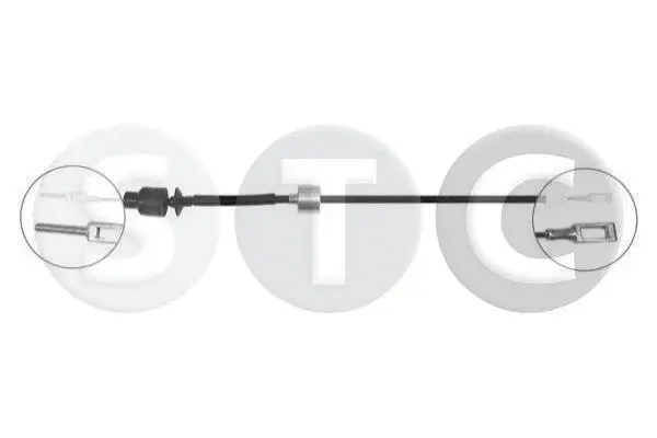 Tirette à câble, commande d'embrayage STC T480706