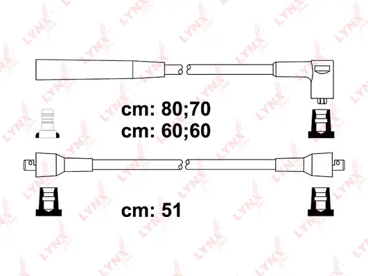 Kit de câbles d'allumage LYNXAUTO SPC6512