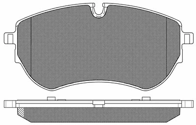 Kit de plaquettes de frein, frein à disque BSF 20213