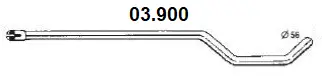 Tuyau d'échappement NOVAK 03.900