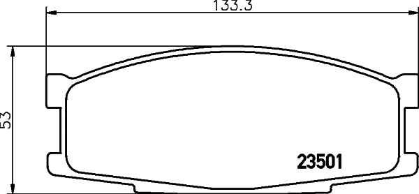 Kit de plaquettes de frein, frein à disque MINTEX MDB1449