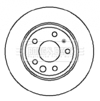 Disque de frein BORG & BECK BBD4900