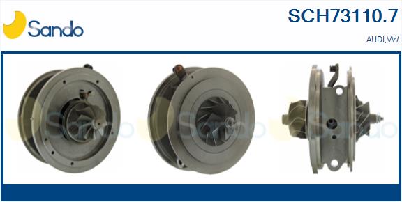 Groupe carter, turbocompresseur SANDO SCH73110.7