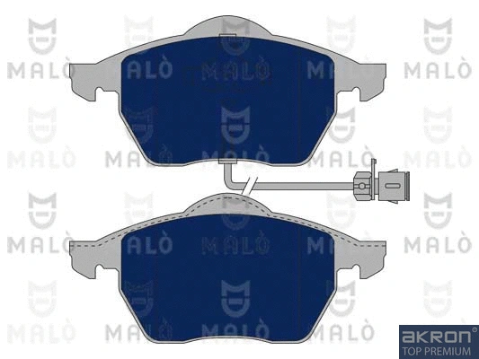 Kit de plaquettes de frein, frein à disque AKRON-MALÒ 1050864