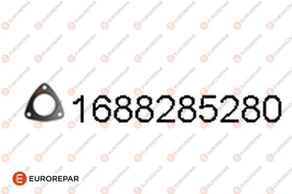 Joint, tuyau d'échappement EUROREPAR 1688285280