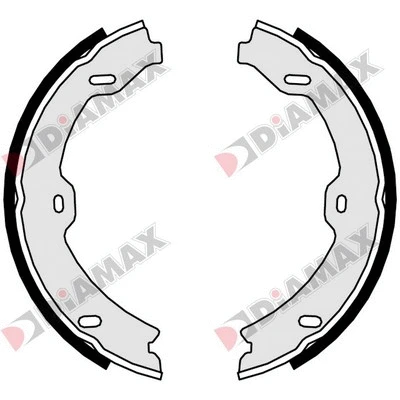 Jeu de mâchoires de frein, frein de stationnement DIAMAX N01165