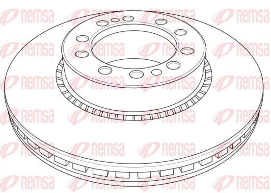 Disque de frein REMSA NCA1208.20