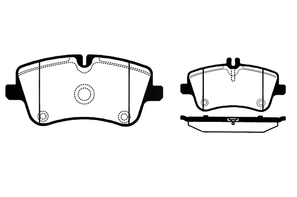 Kit de plaquettes de frein, frein à disque Technika 01415
