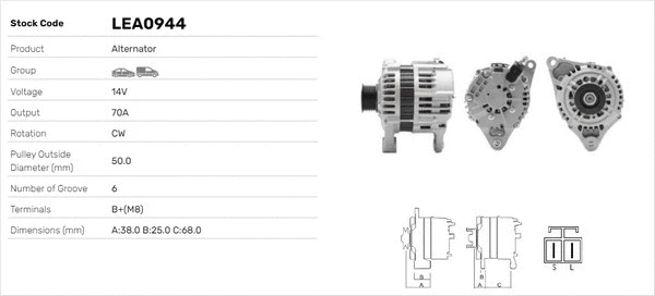 Alternateur LUSA LEA0944