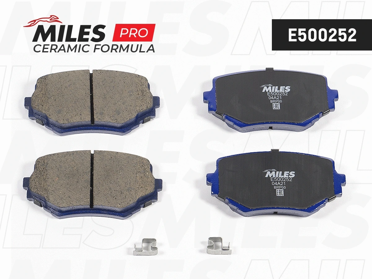 Kit de plaquettes de frein, frein à disque MILES E500252