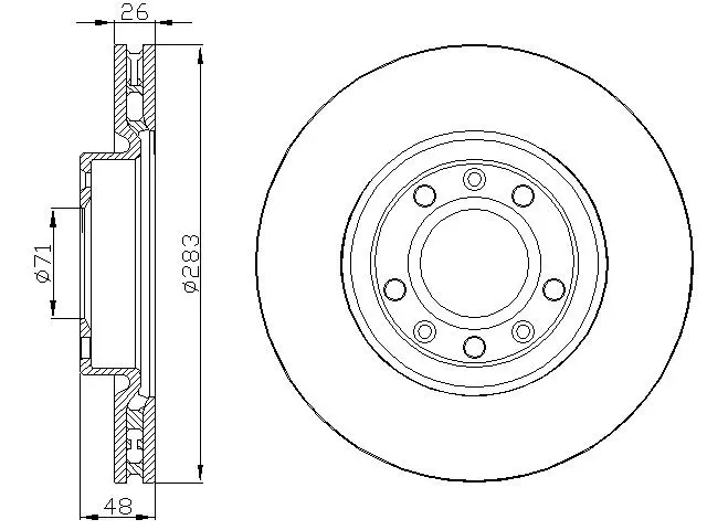 Disque de frein DEEVO BD36700