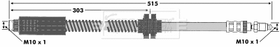 Flexible de frein BORG & BECK BBH6766