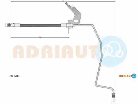Flexible de frein ADRIAUTO 33.1280