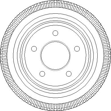 Tambour de frein National NDR268