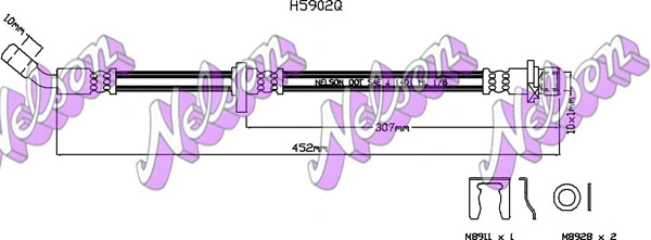 Flexible de frein KAWE H5902Q